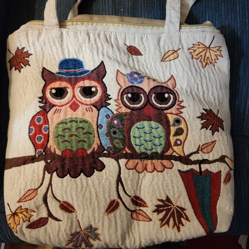 Owl tote bag